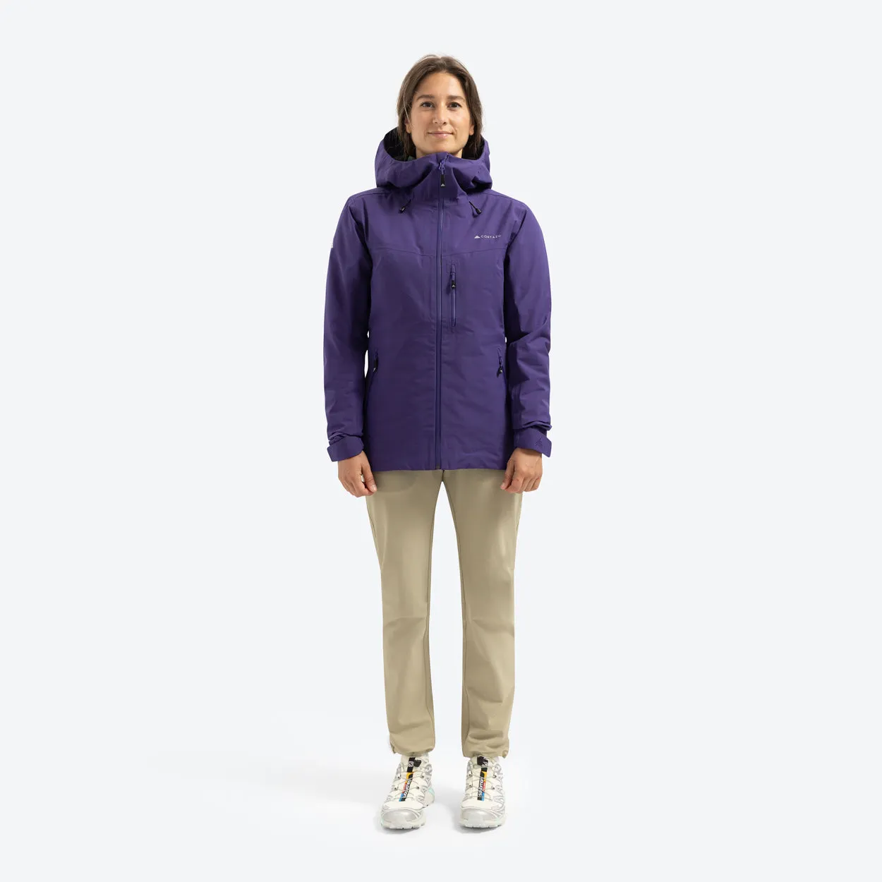 All weather Hardshell Jacket Purple | Women