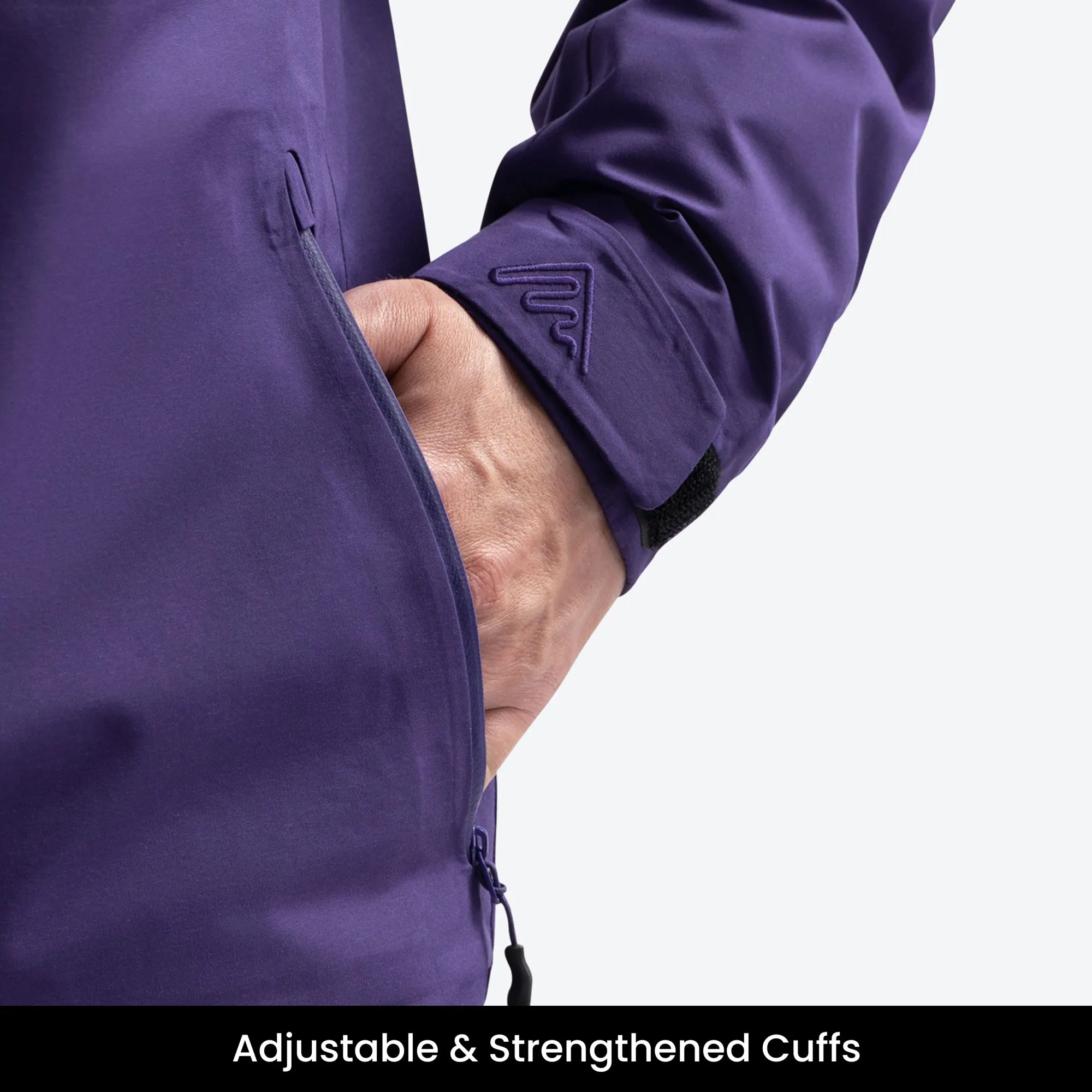 All weather Hardshell Jacket Purple | Women