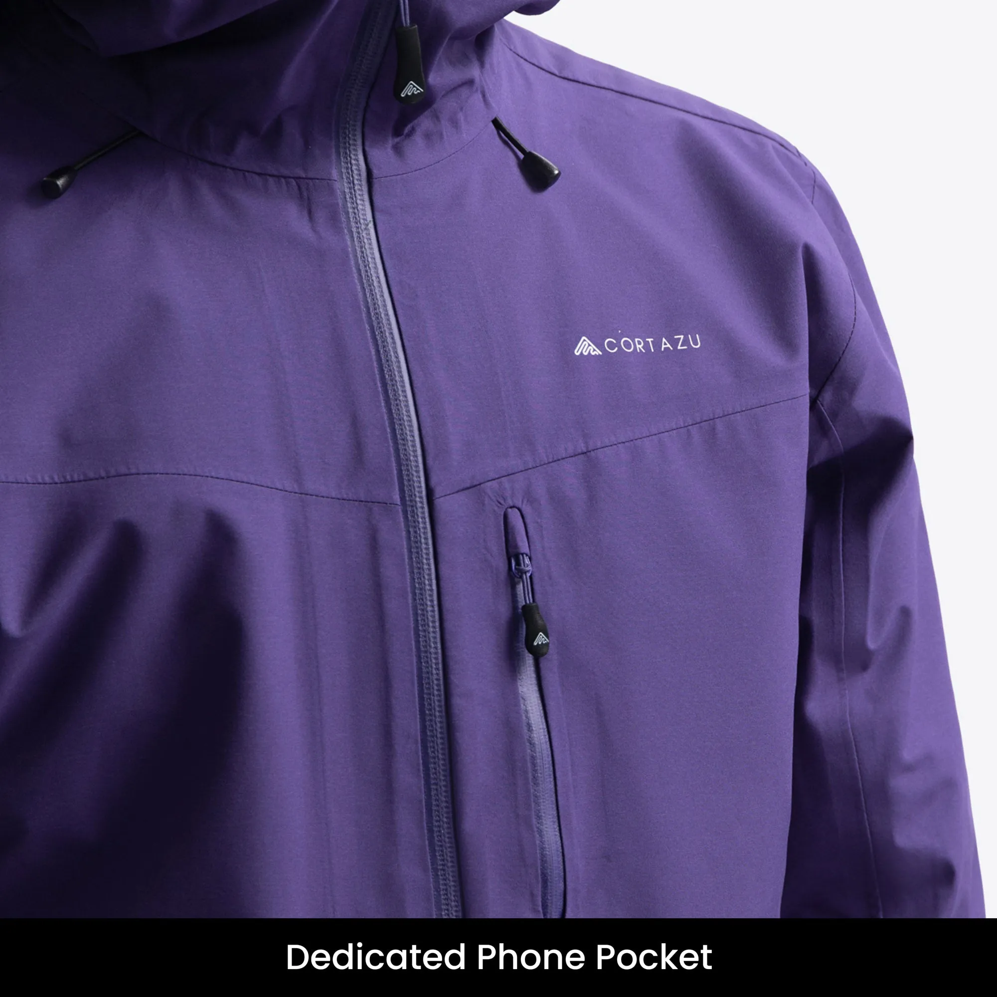 All weather Hardshell Jacket Purple | Women