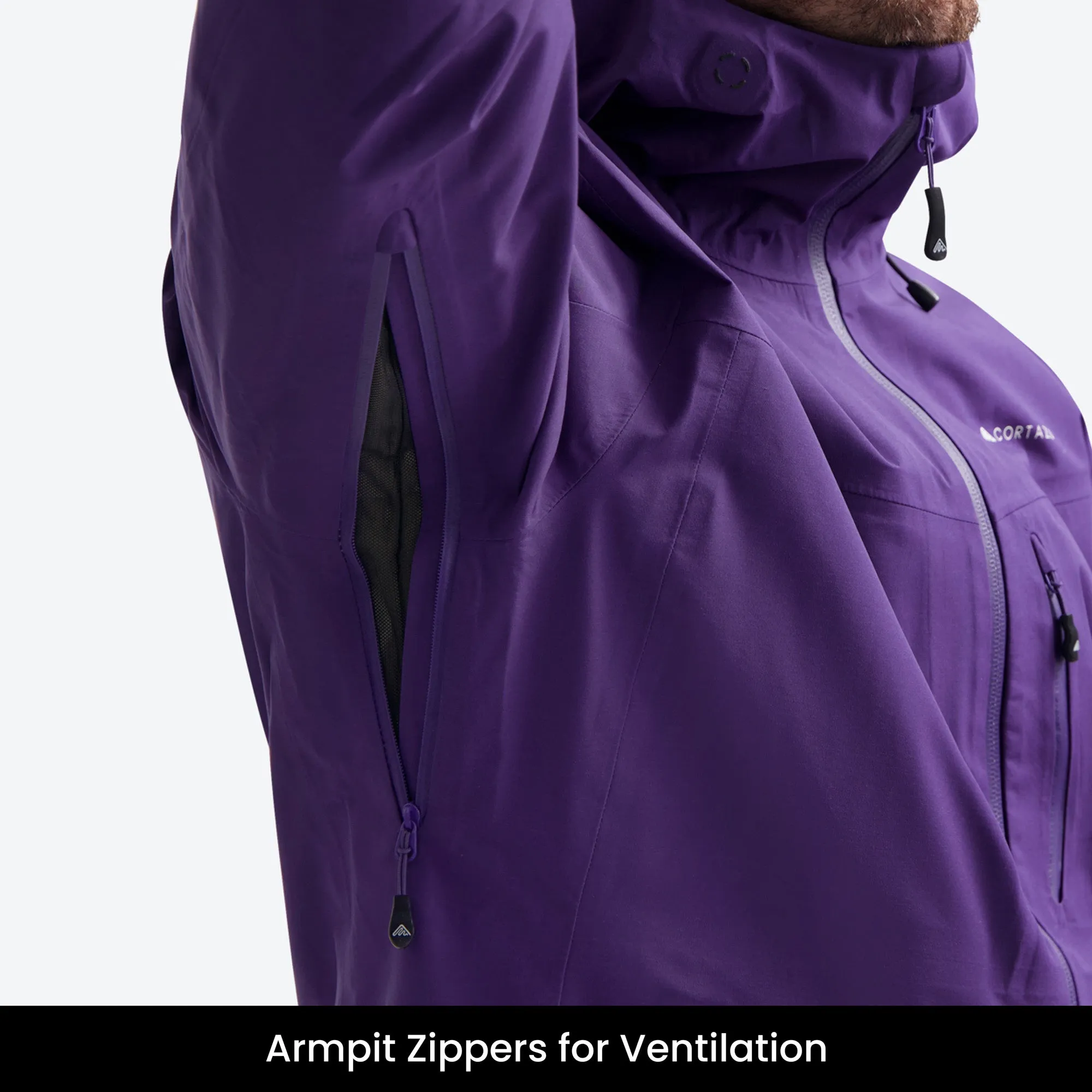 All weather Hardshell Jacket Purple | Women