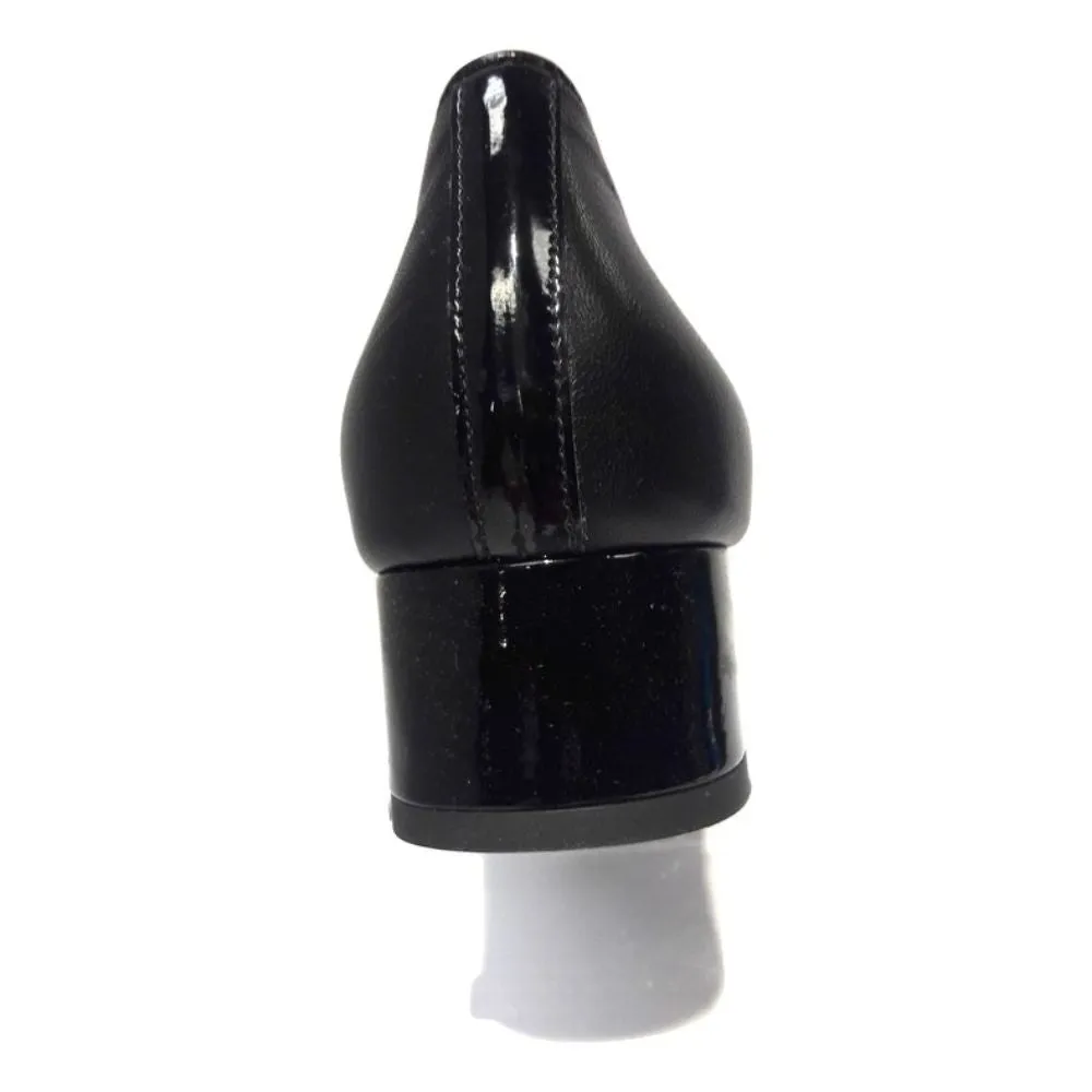 Alma Black Leather Jon Josef Pumps