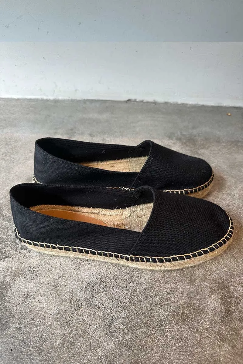 ALPA ESPADRILLE-BLACK