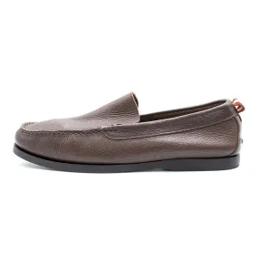 Bally Carbo Slip On Loafers Leather Brown Colour For Men