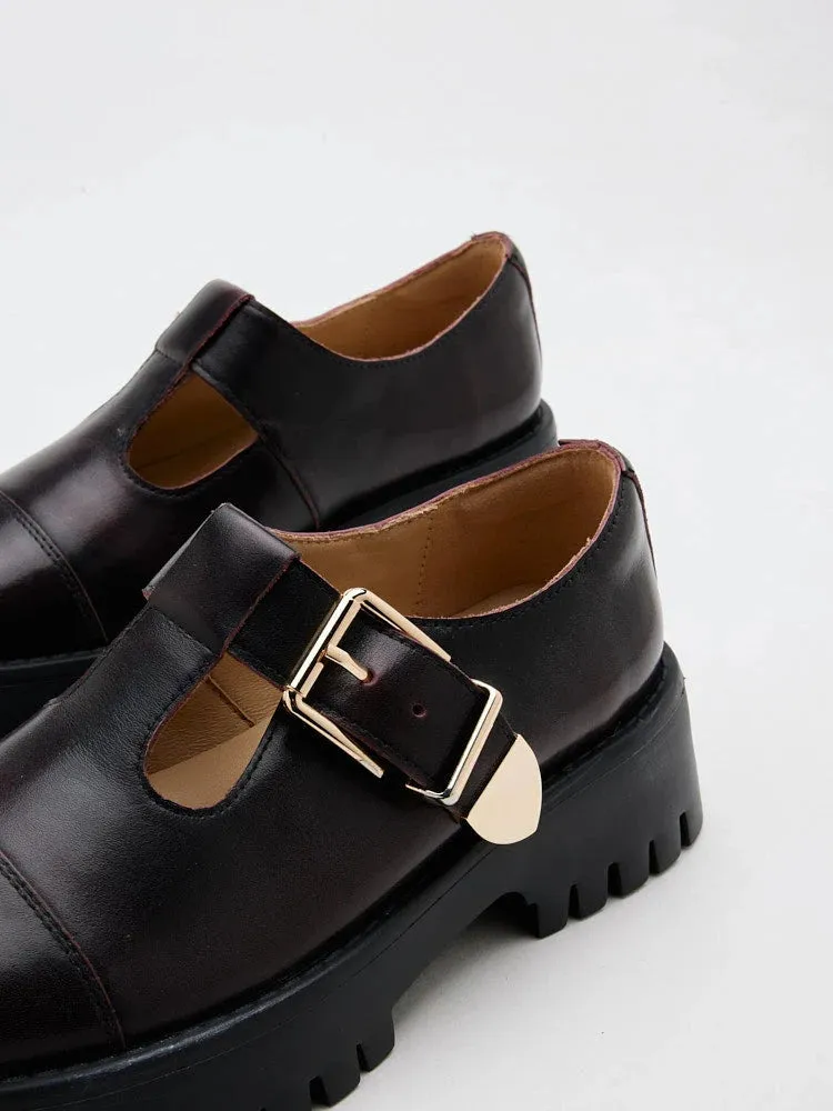 Blanquer T-Bar Mary Jane Loafers