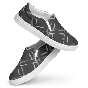 Bold Dipaliz Black Men's Slip Canvas Shoes