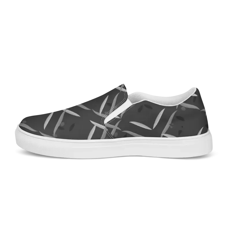 Bold Dipaliz Black Men's Slip Canvas Shoes