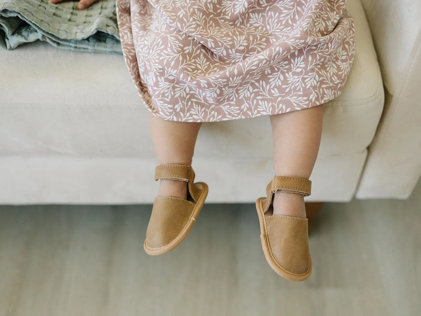 Camel - Emmie Flats - US Size 2-4 - Soft Sole