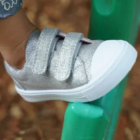Charlie Canvas Loafer Grey Sparkle