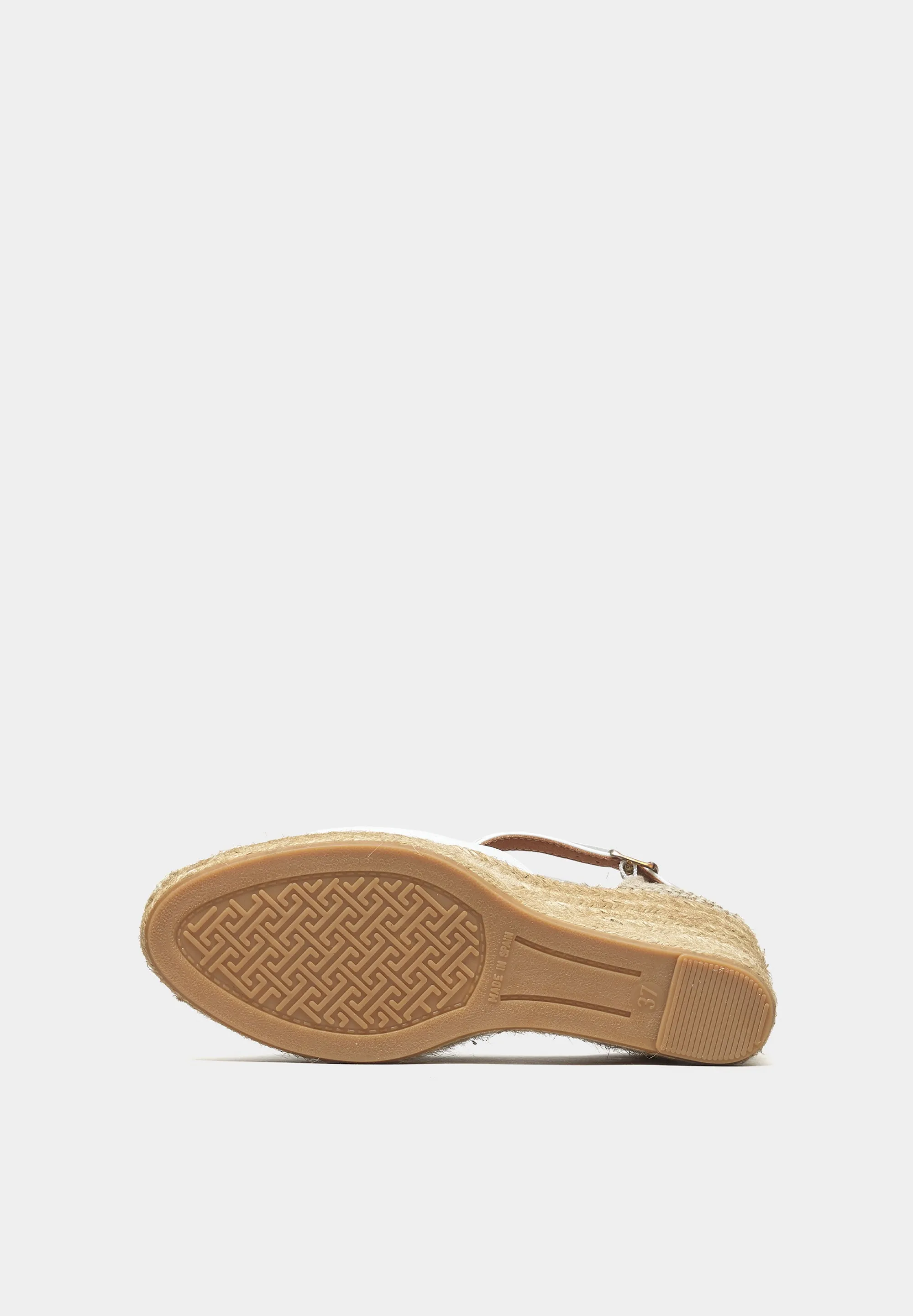 Costa 5 White Leather Espadrilles