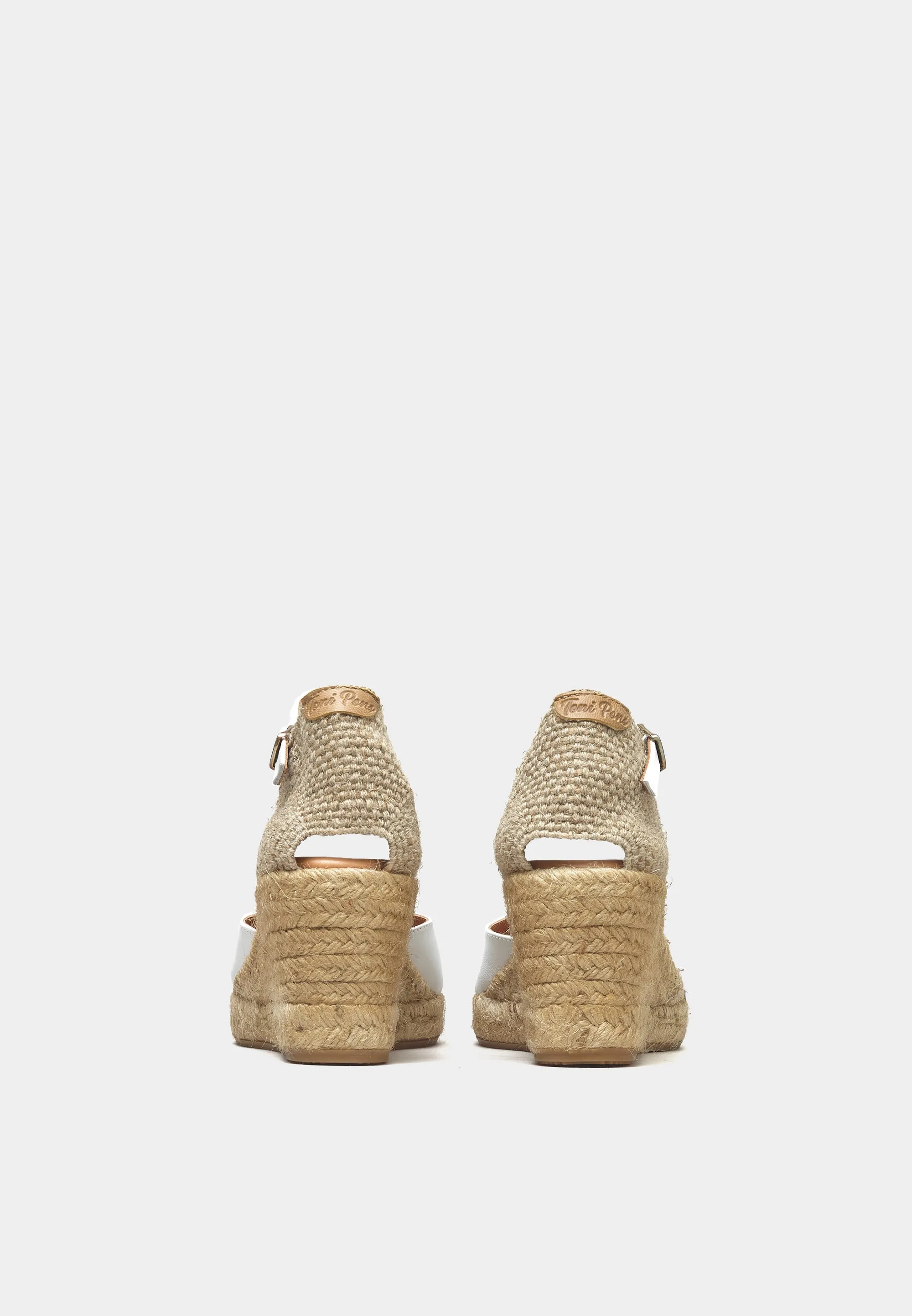 Costa 5 White Leather Espadrilles
