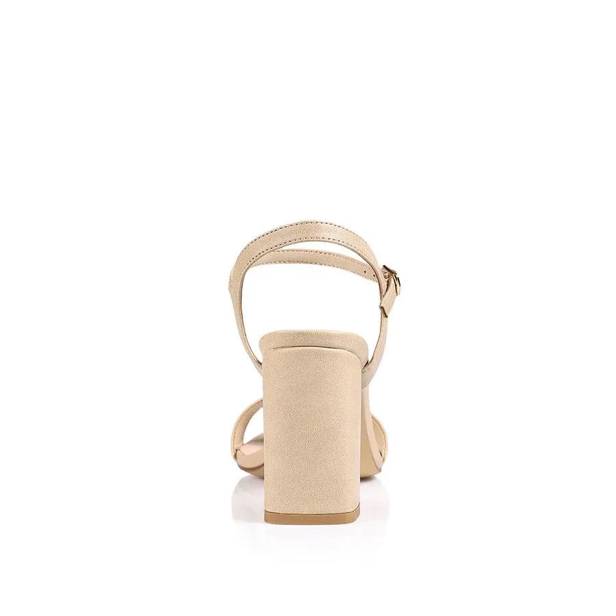 Crane Block Heel Nude Softee