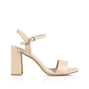 Crane Block Heel Nude Softee