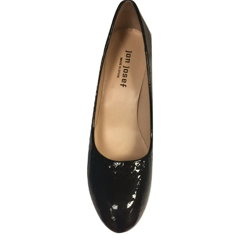 Dante Black Patent Jon Josef Pumps