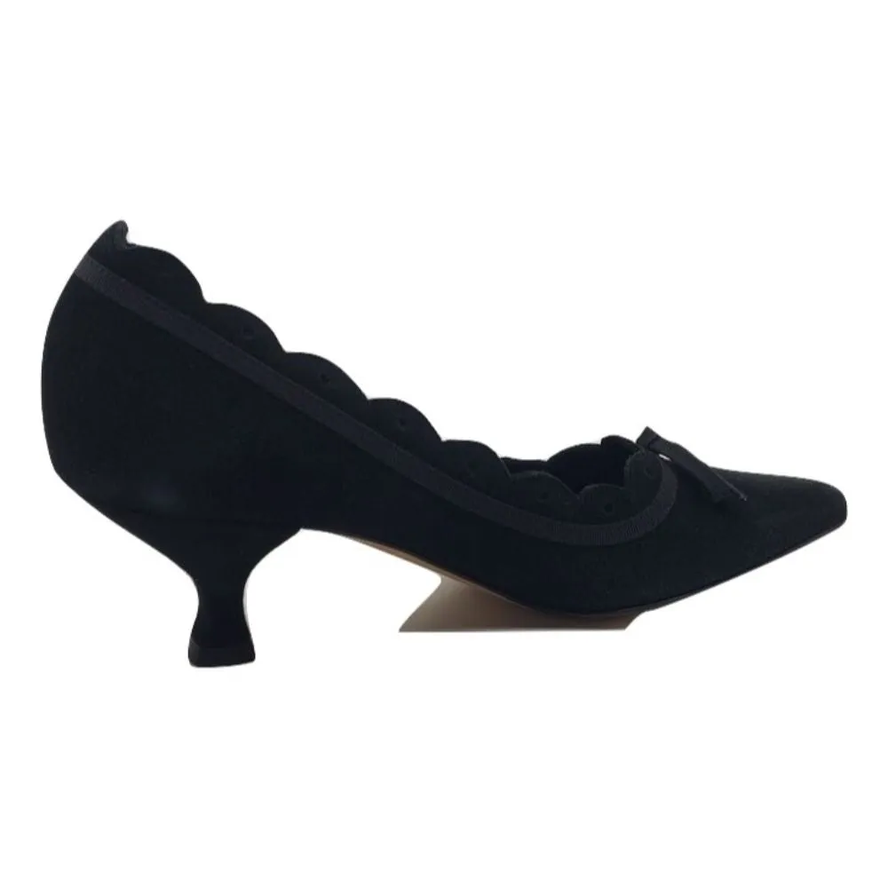 Doll Black Suede Prevata Pumps