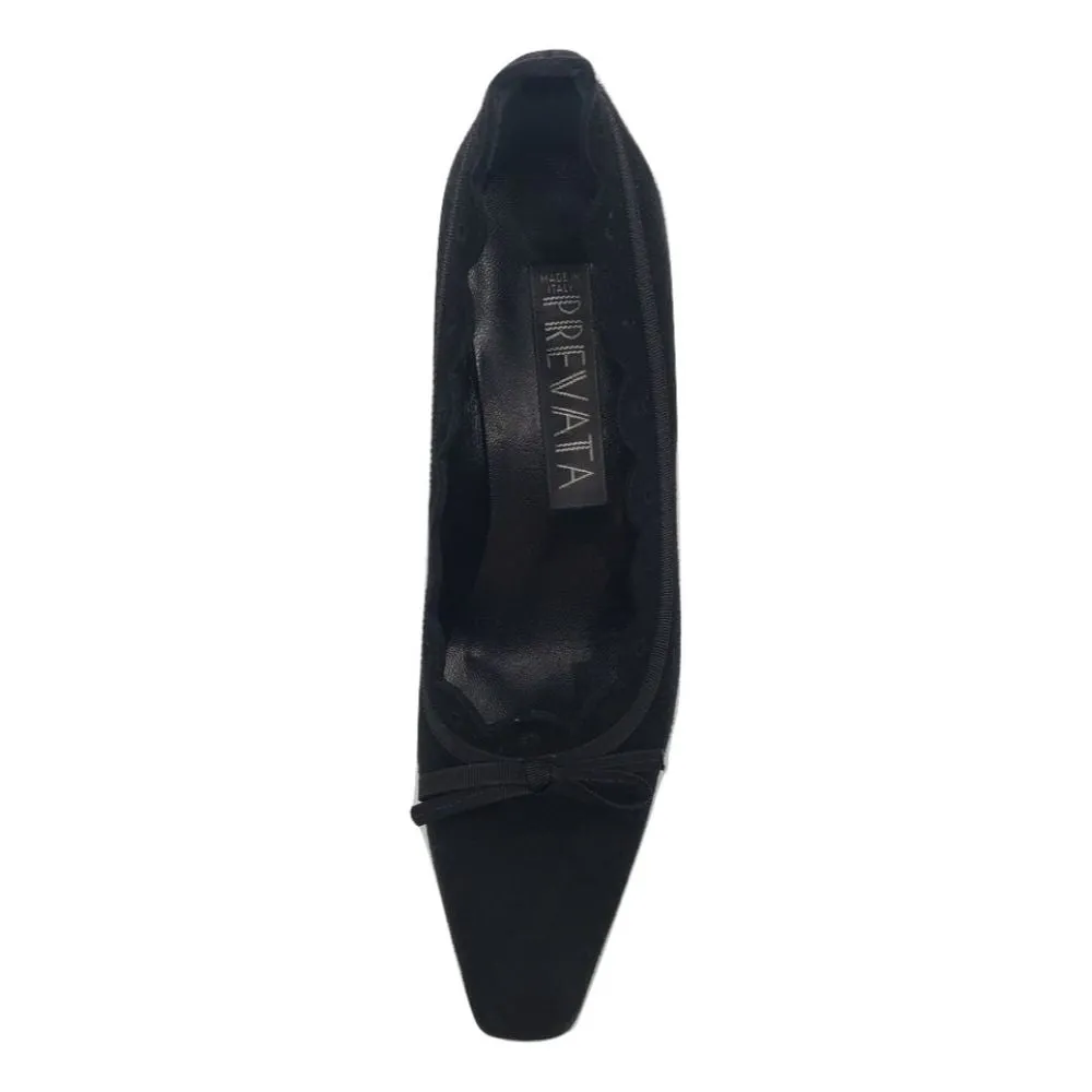 Doll Black Suede Prevata Pumps