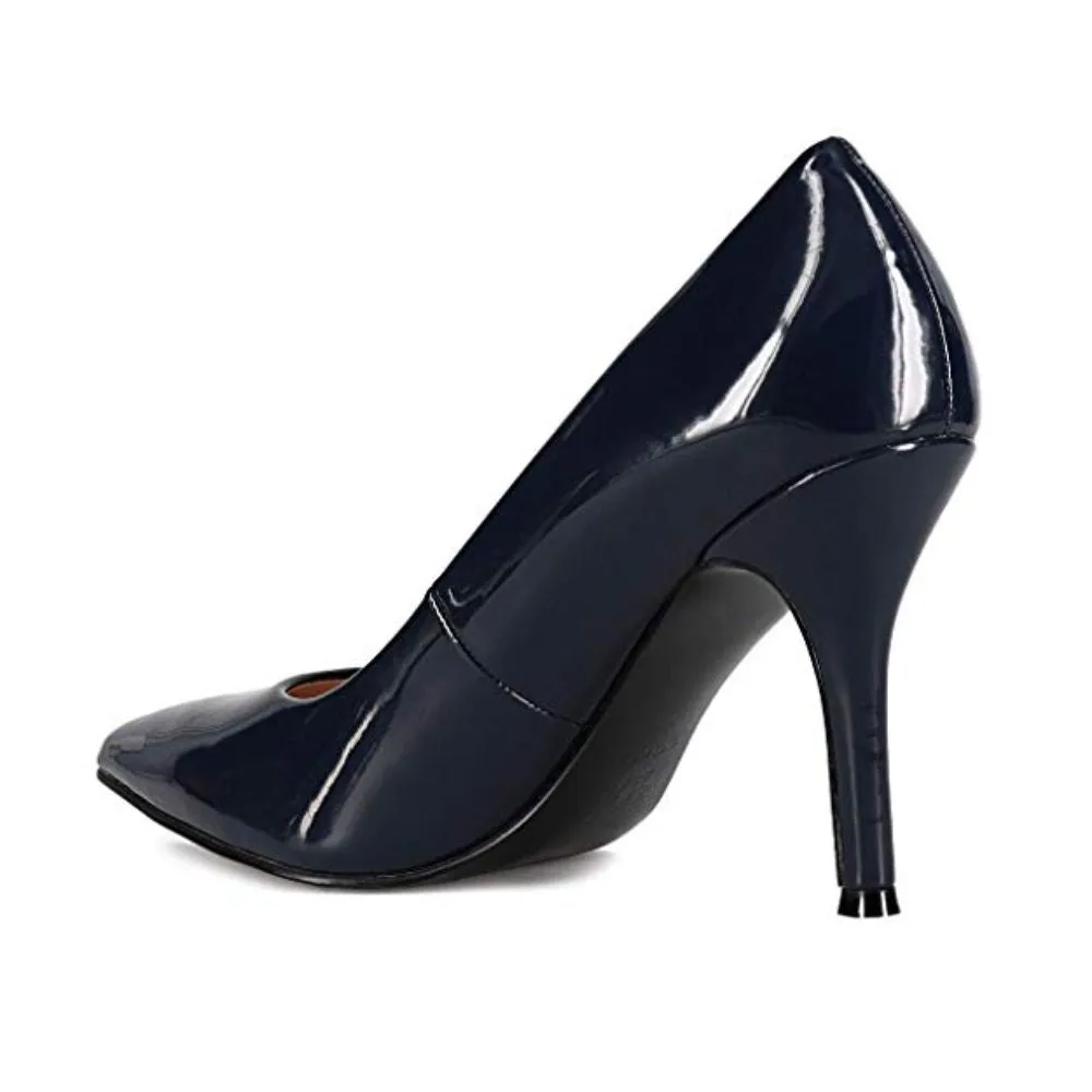 Fifth9x9 Dark Blue Patent Nine West Pumps