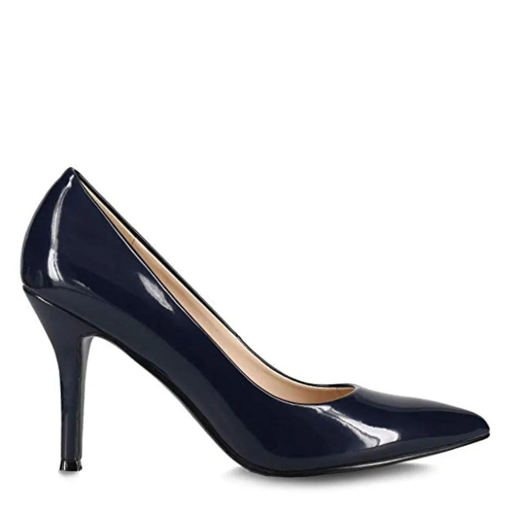 Fifth9x9 Dark Blue Patent Nine West Pumps