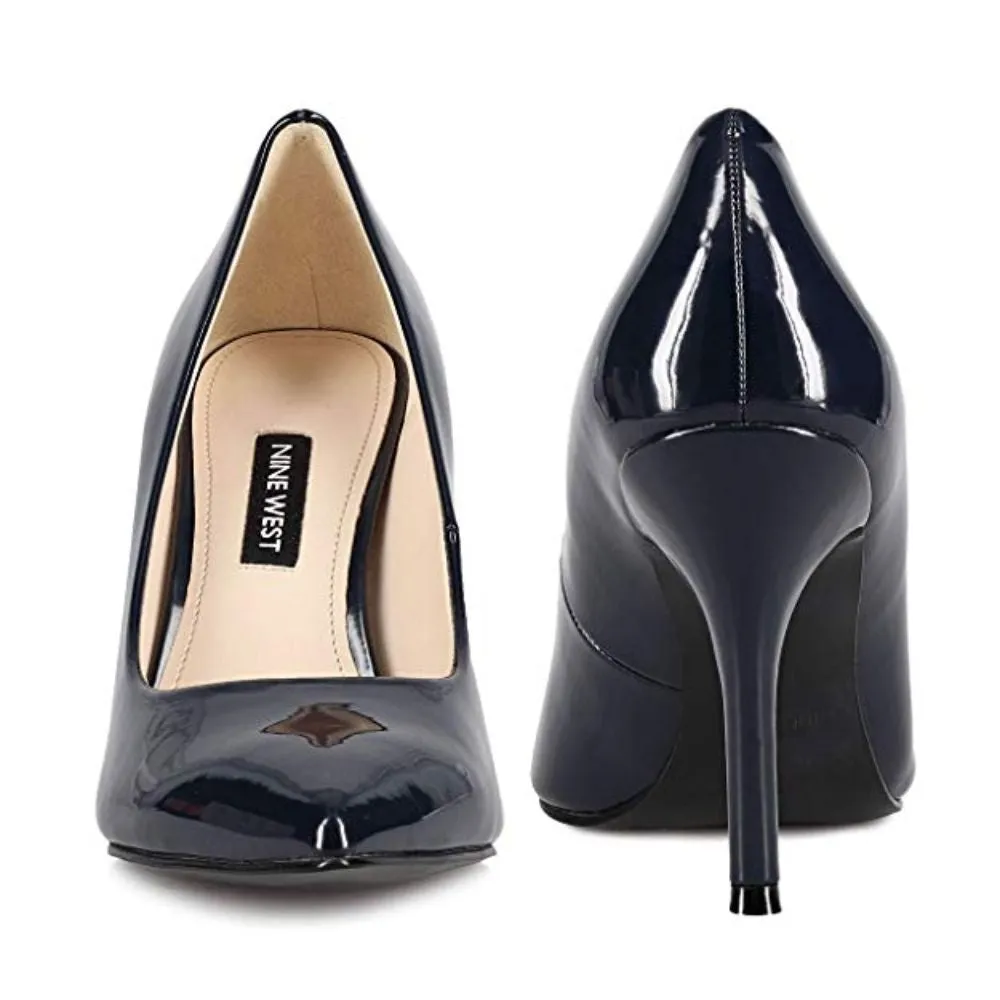Fifth9x9 Dark Blue Patent Nine West Pumps