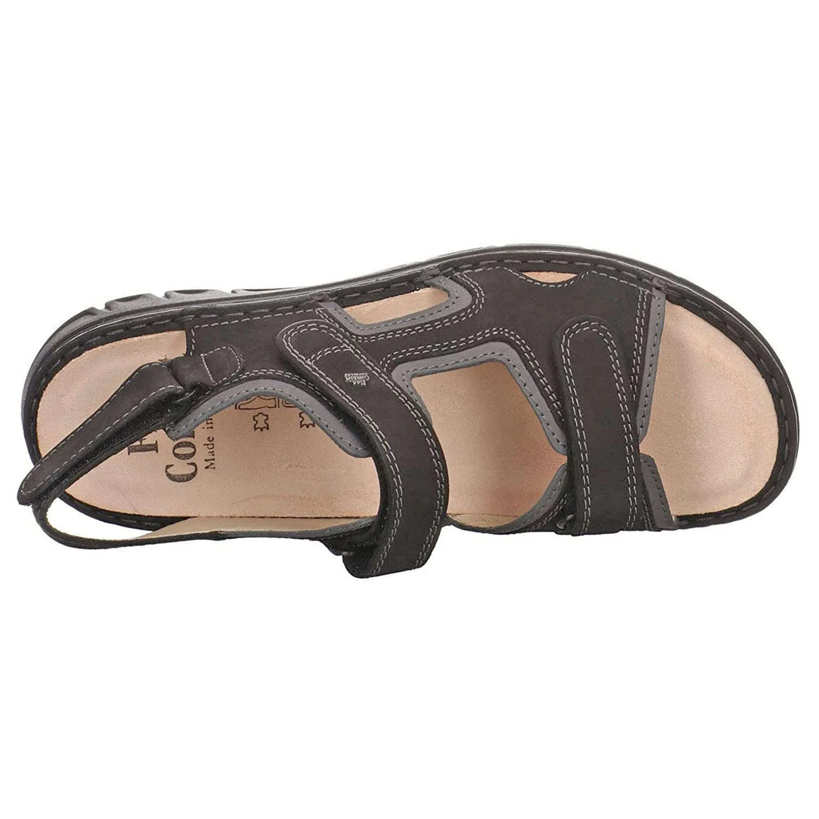 Finn Comfort Wanaka-S Nubuck Leather Unisex Sandals