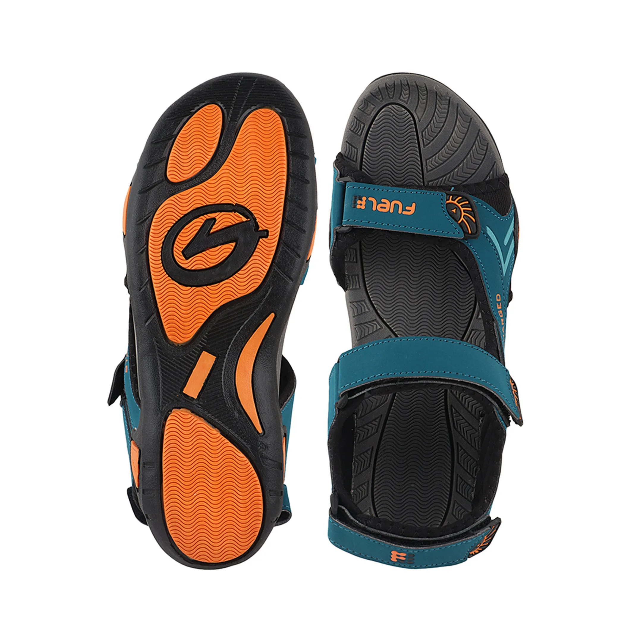 Fuel Victor Sandals For Men's (Blue-Orange)