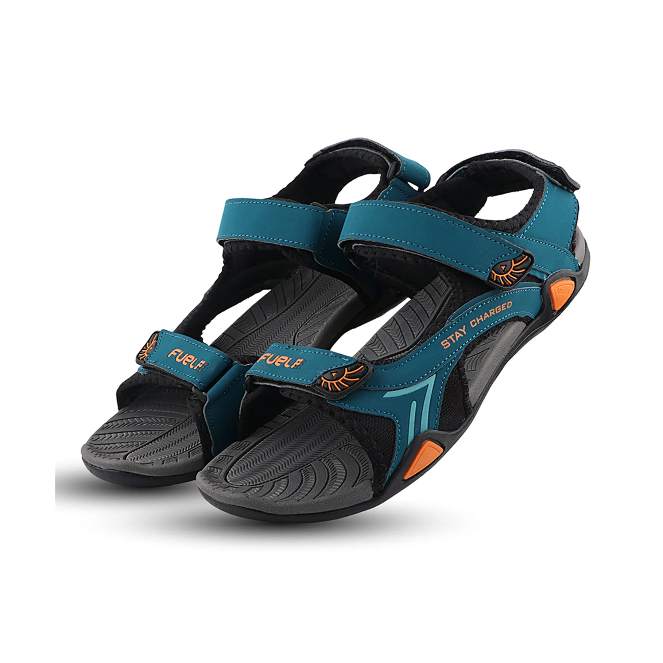 Fuel Victor Sandals For Men's (Blue-Orange)