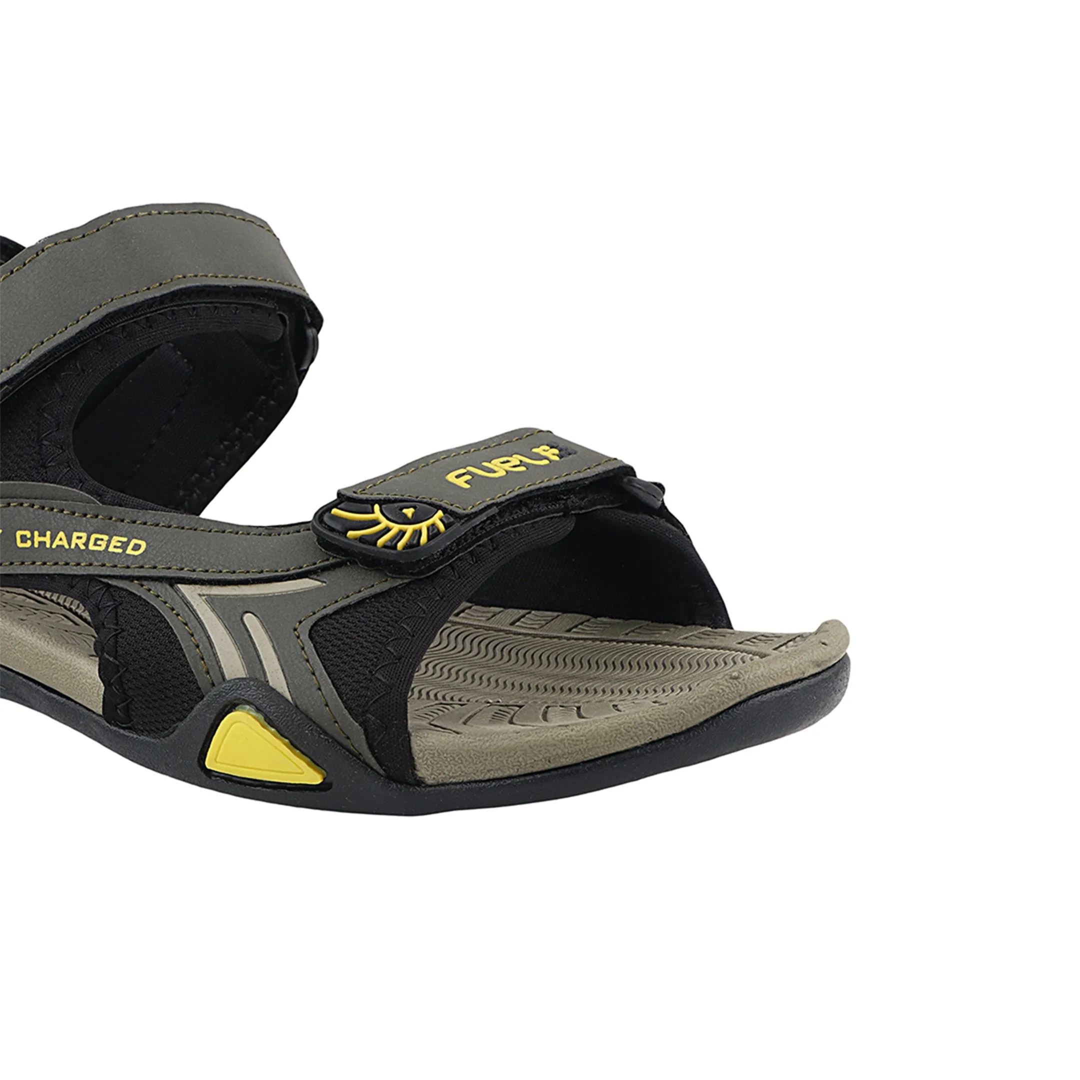 Fuel Victor Sandals For Men's (Olive-Yellow)