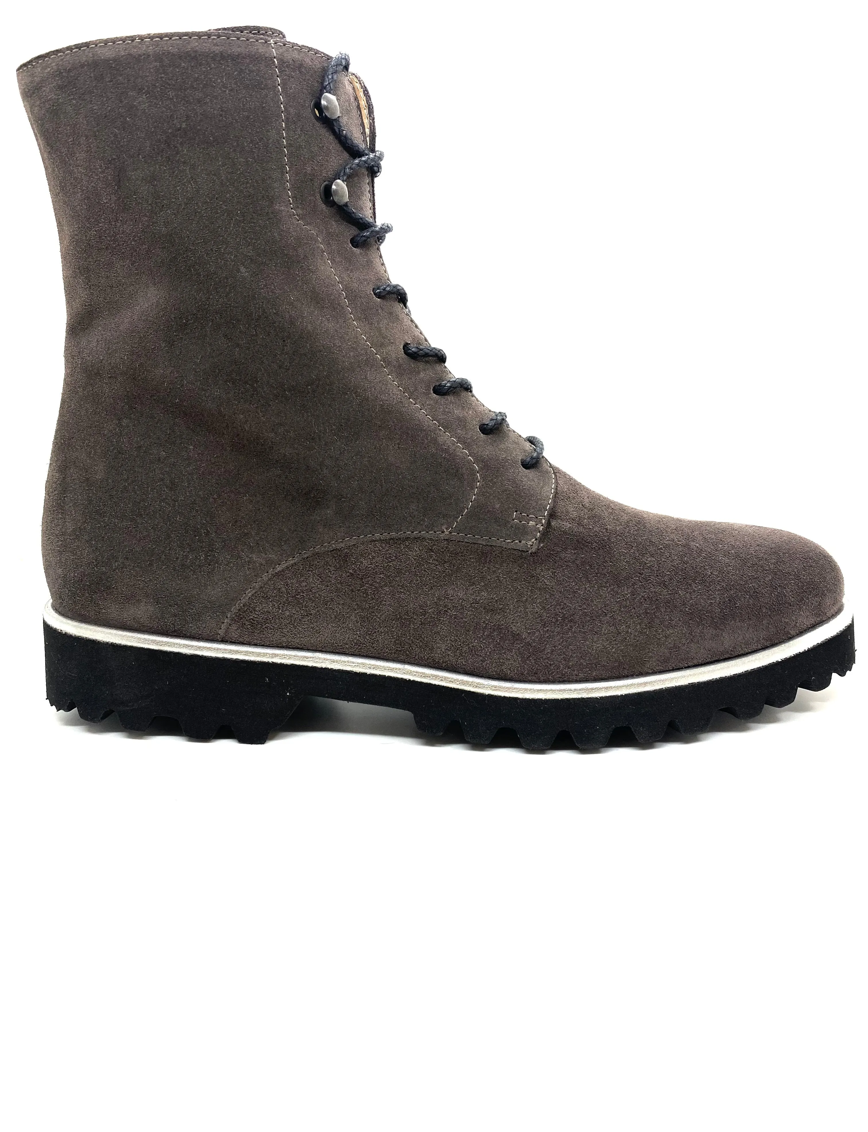 Holly-Vinci Lace Up Ankle Boot With Zip