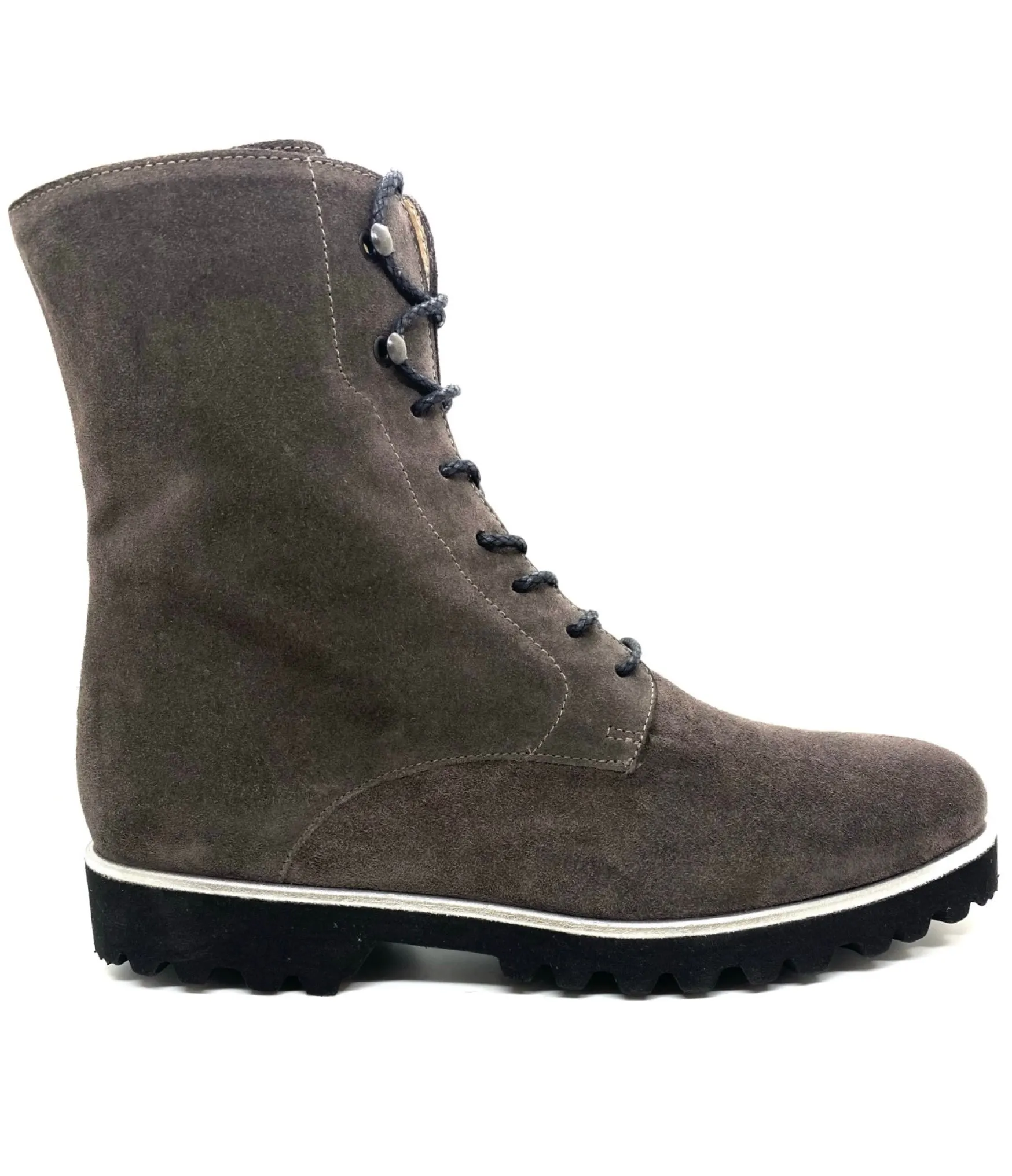 Holly-Vinci Lace Up Ankle Boot With Zip