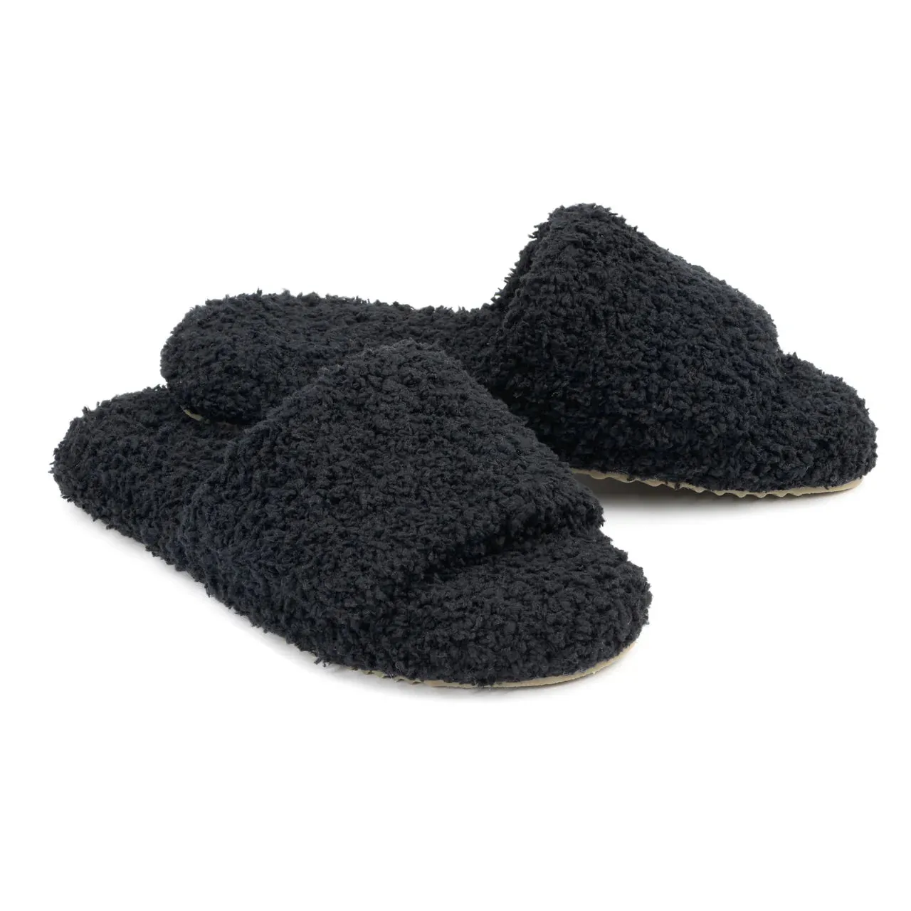 Kashwere Ultra Plush Spa Slippers Available In Iris  Crème, White, Ice Blue and Black