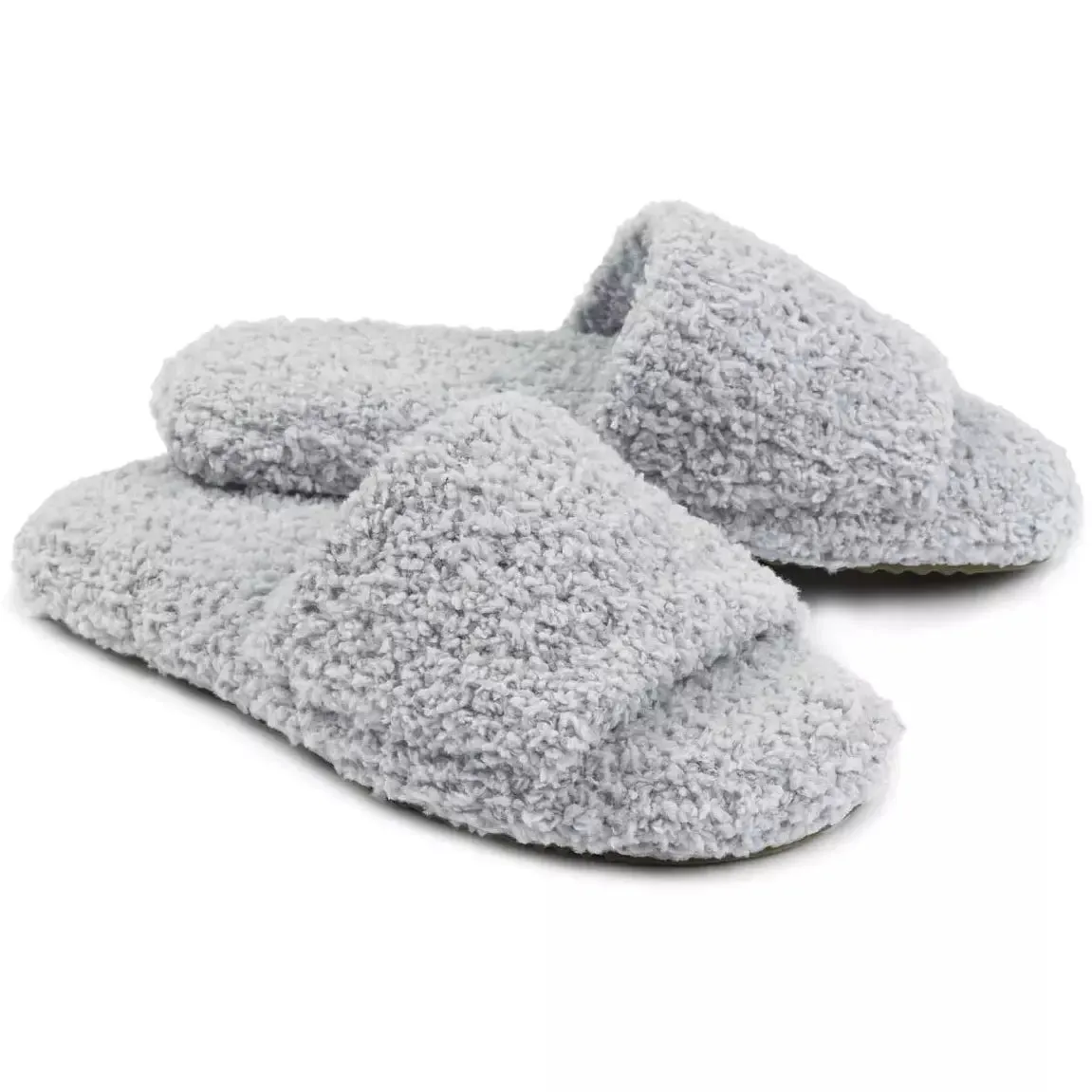 Kashwere Ultra Plush Spa Slippers Available In Iris  Crème, White, Ice Blue and Black