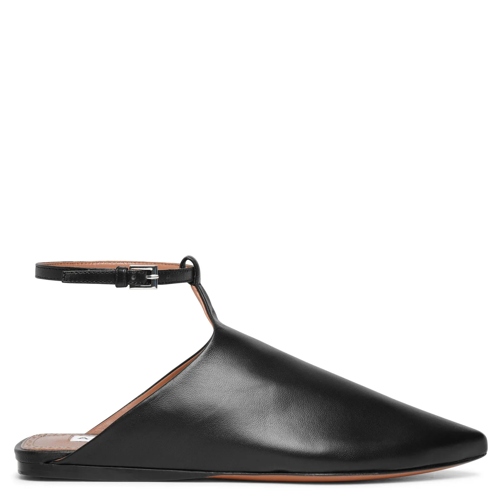 La Babouche leather mule flats