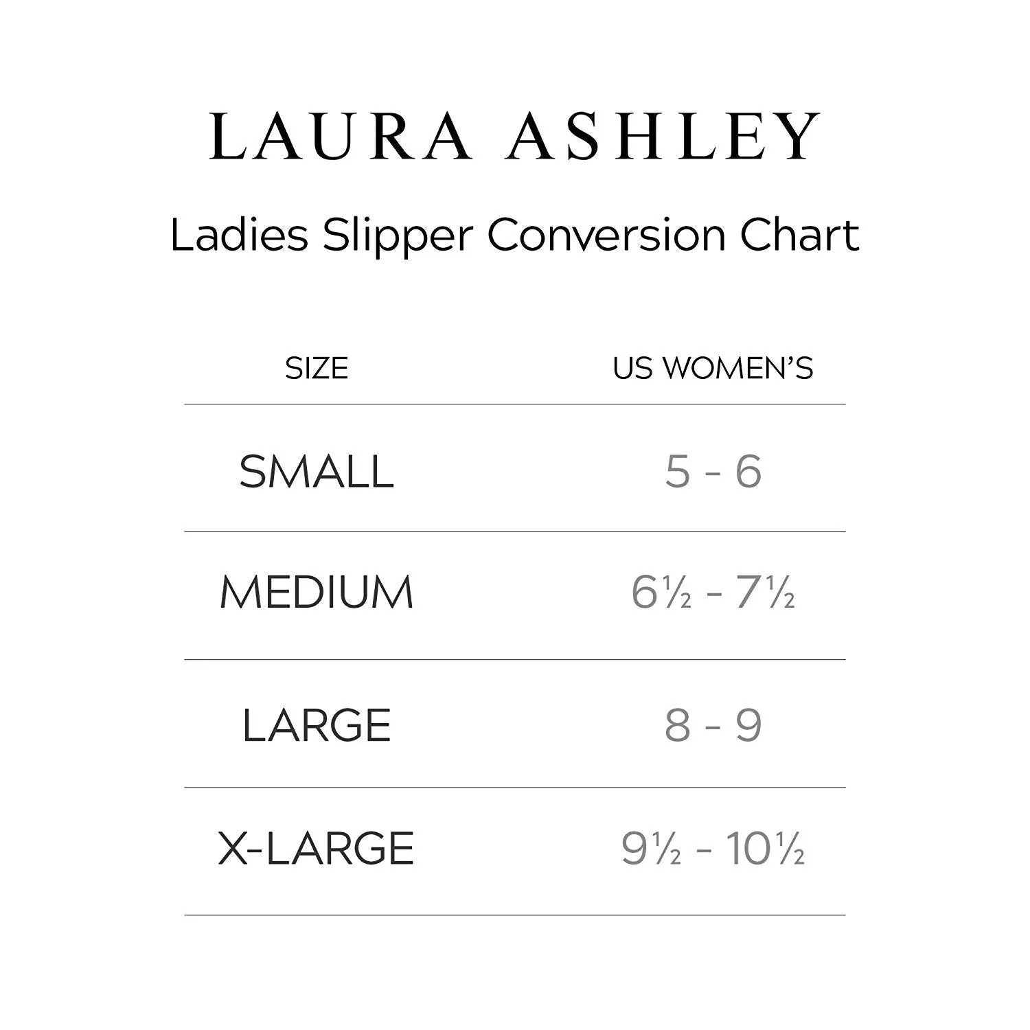 Laura Ashley Ladies Micro Suede Scuff Slipper with Plush Collar, Black, M