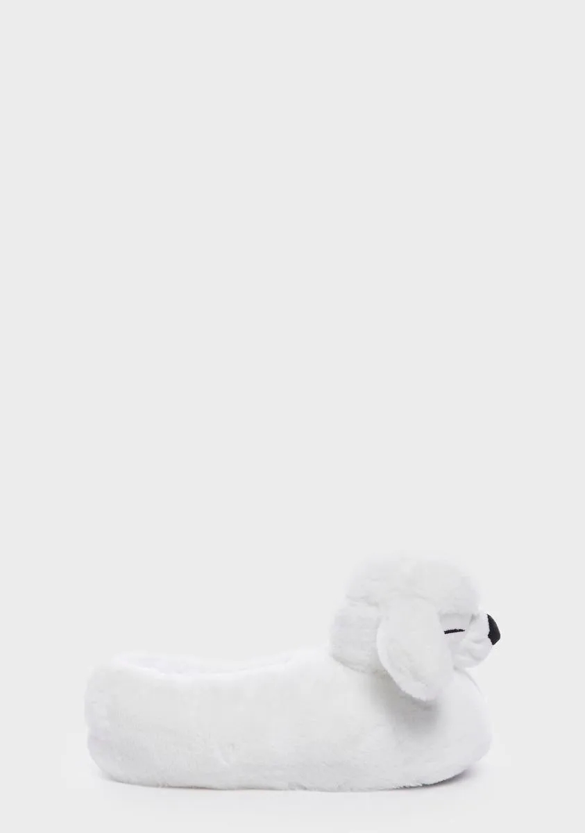 Let The Dogs Out Plush Slippers