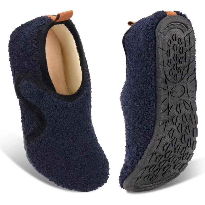 Lightweight Fleece Lined Slippers – Cozy Comfort with Secure Traction