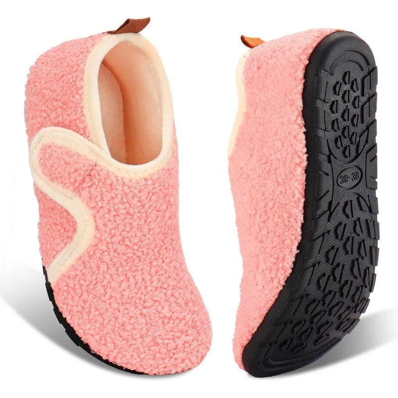 Lightweight Fleece Lined Slippers – Cozy Comfort with Secure Traction