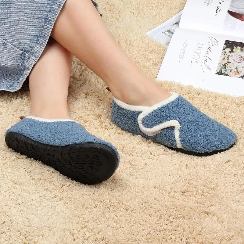 Lightweight Fleece Lined Slippers – Cozy Comfort with Secure Traction