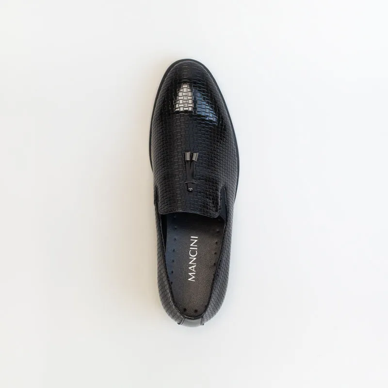 Mancini Men Textured Slip On With Trim- _ 150933