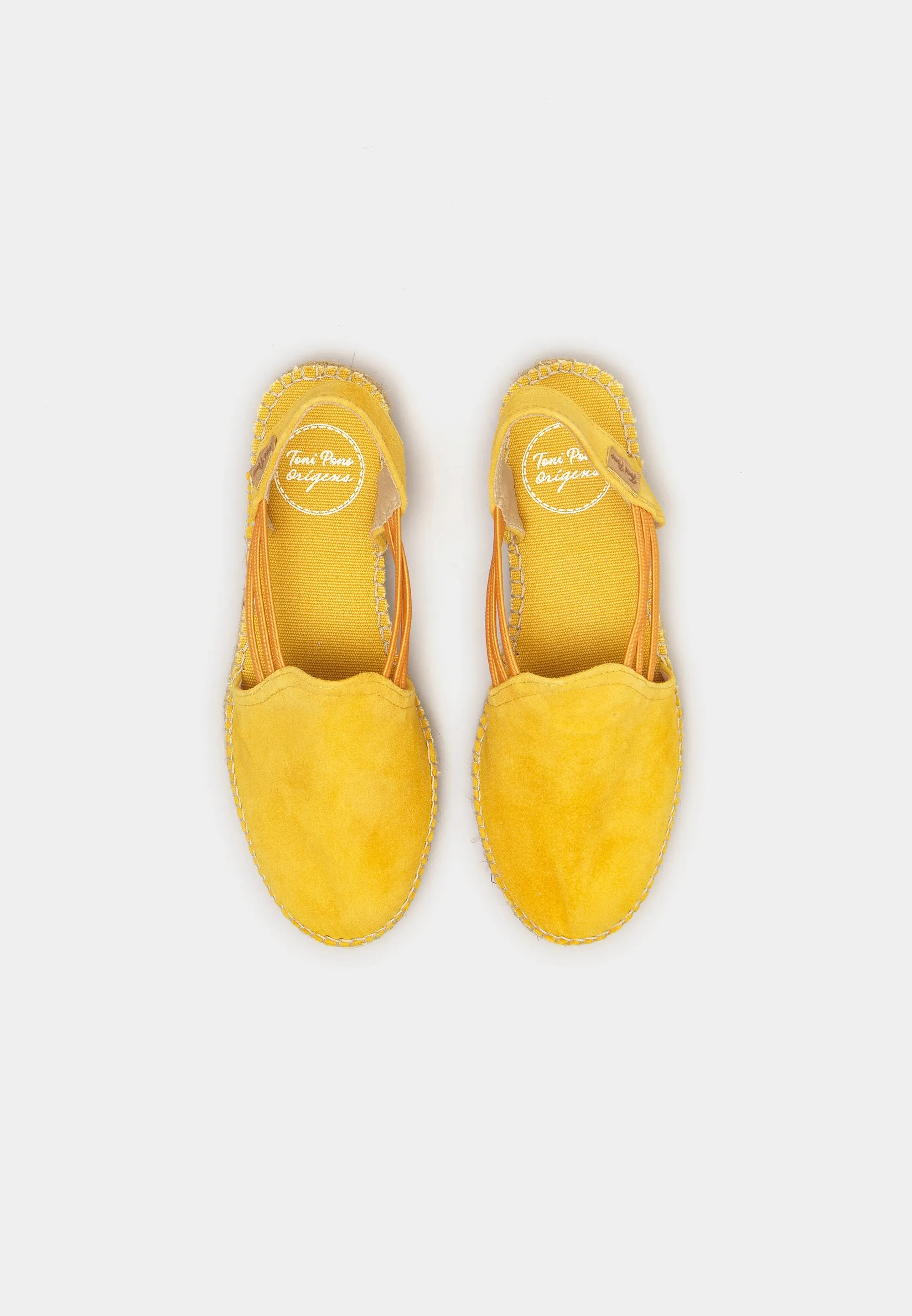 Nuria flat espadrilles Ochre Suede