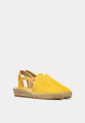 Nuria flat espadrilles Ochre Suede