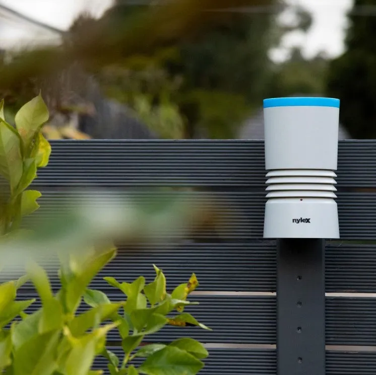 Nylex Digital Rain Gauge/Wireless Rain Collector Sensor/Weather & Temperature