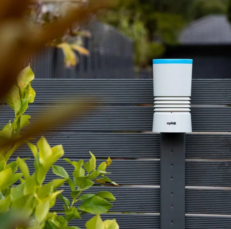 Nylex Digital Rain Gauge/Wireless Rain Collector Sensor/Weather & Temperature