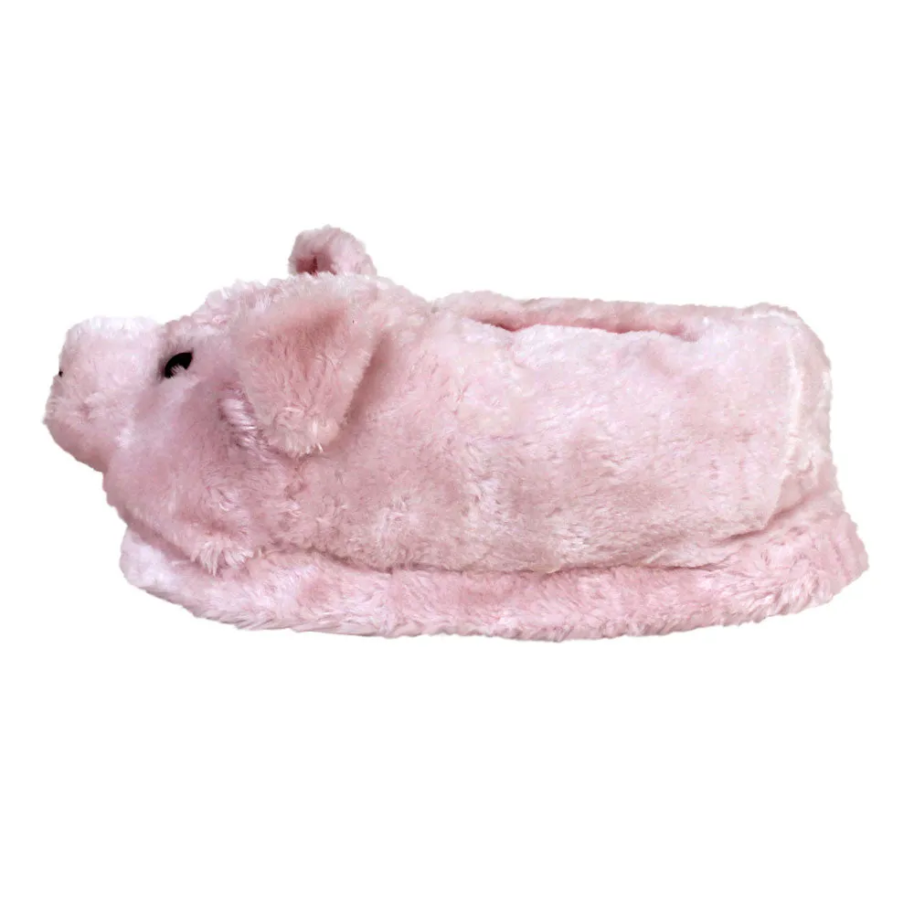 Pig Design Animal Slippers JulesRoche Cozy Plush Non-Slip