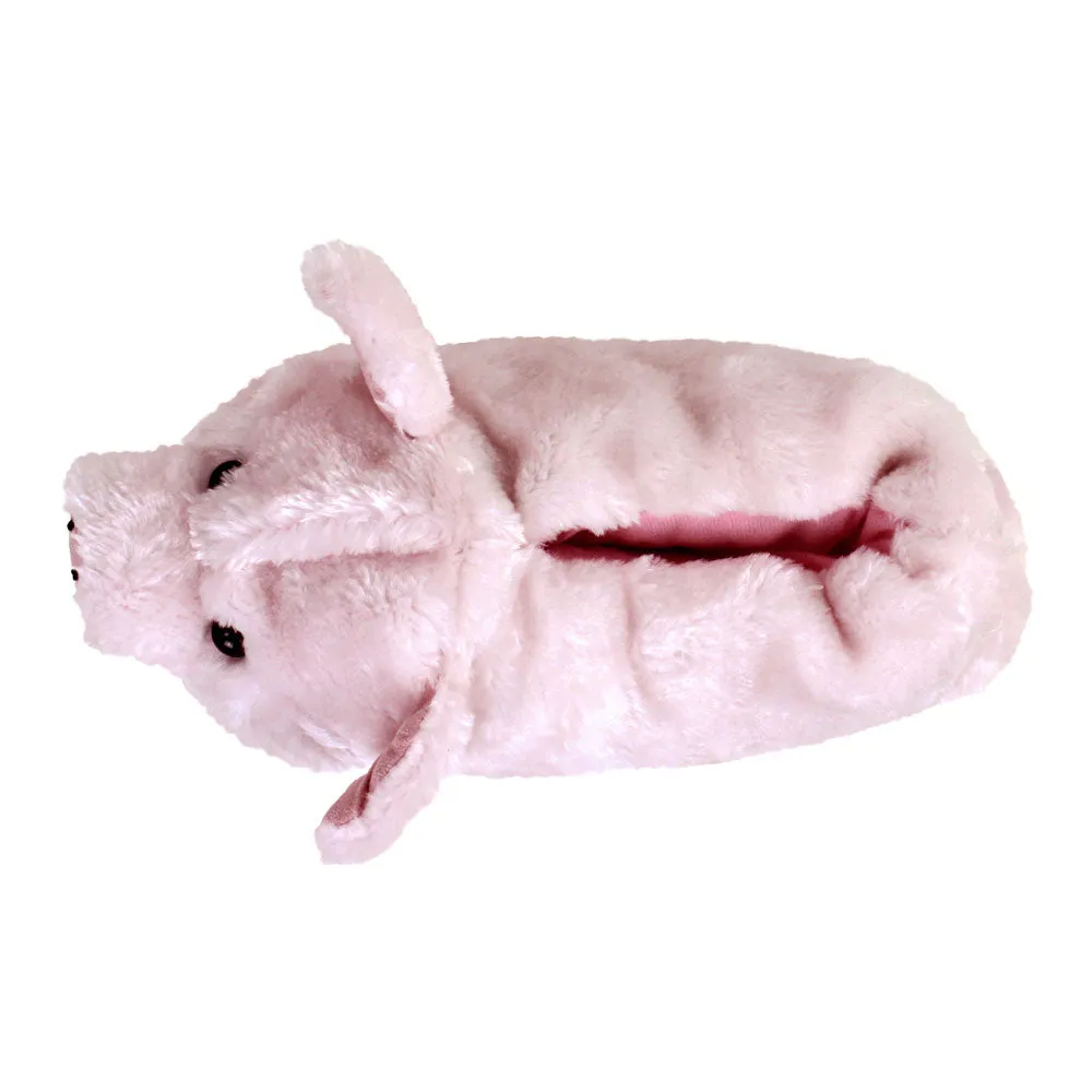 Pig Design Animal Slippers JulesRoche Cozy Plush Non-Slip