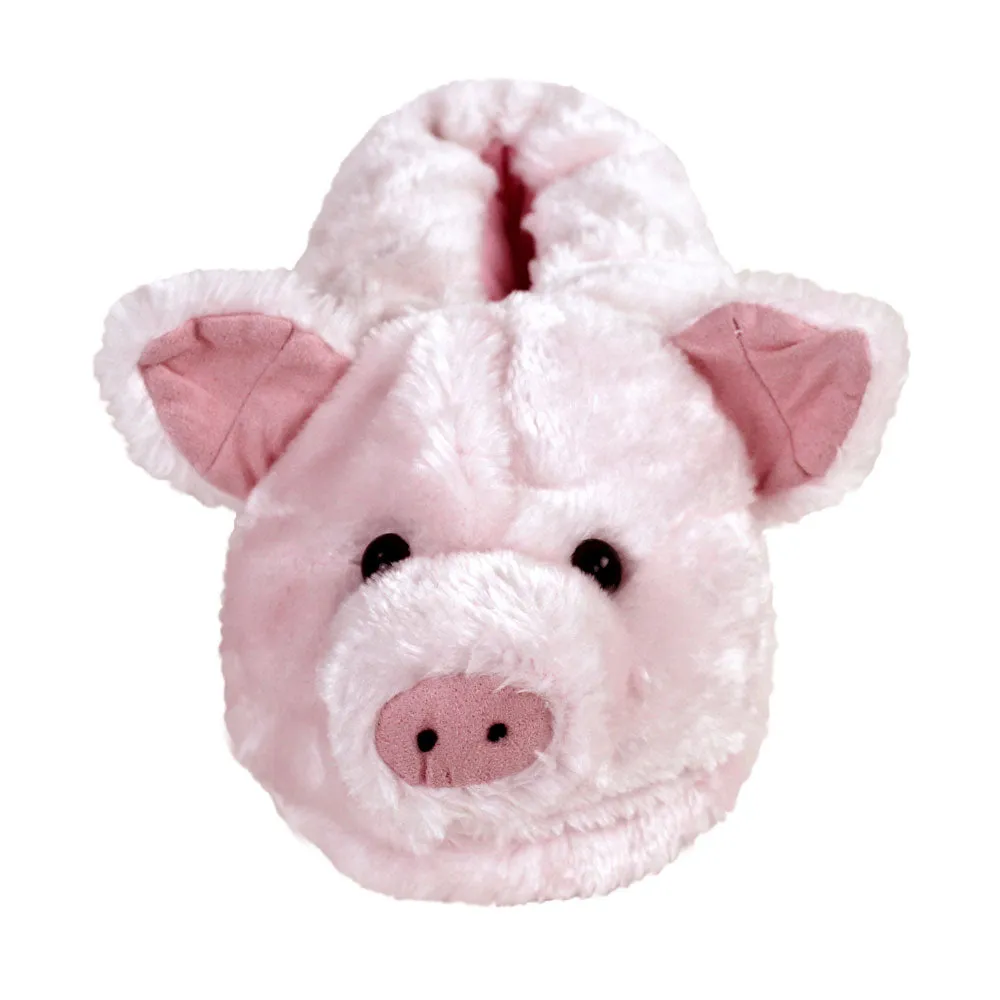 Pig Design Animal Slippers JulesRoche Cozy Plush Non-Slip