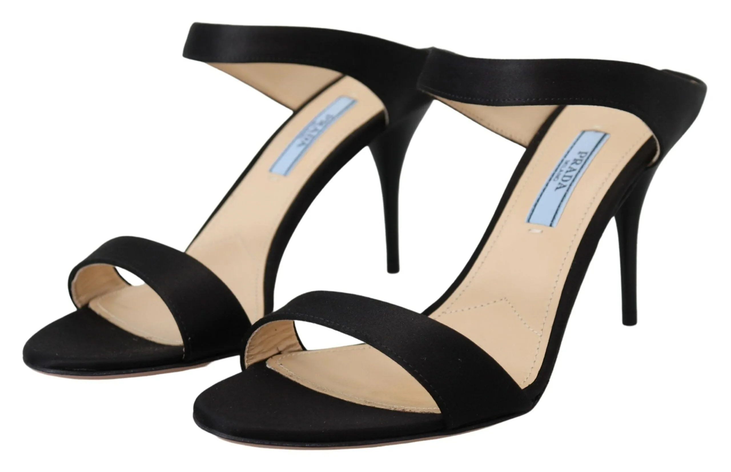 Prada Elegant  Leather Heels Women's Pumps