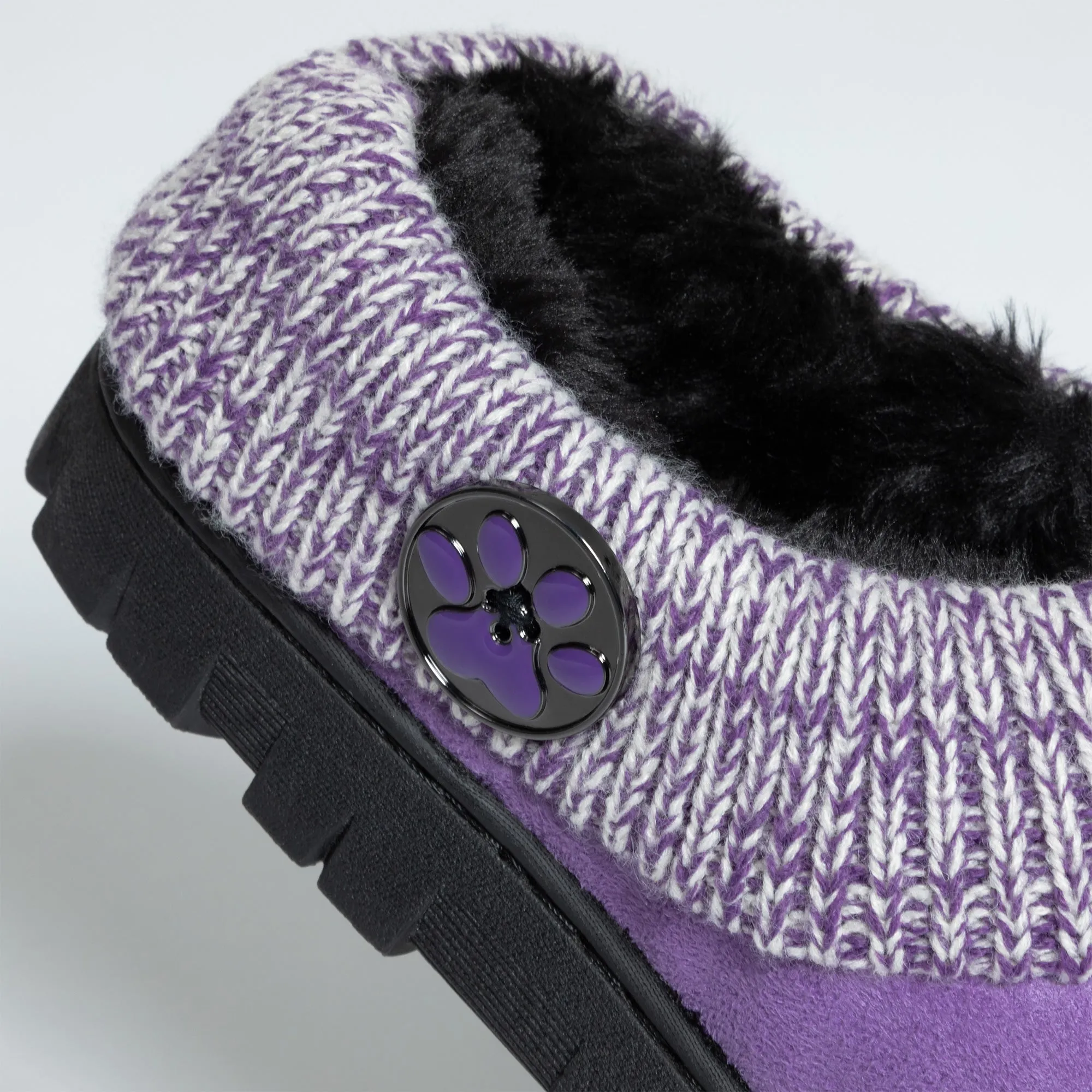 Purple Paw Comfy Clog Slipper Shoes