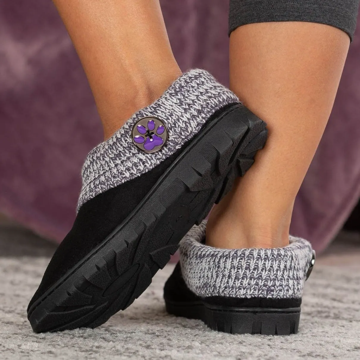 Purple Paw Comfy Clog Slipper Shoes