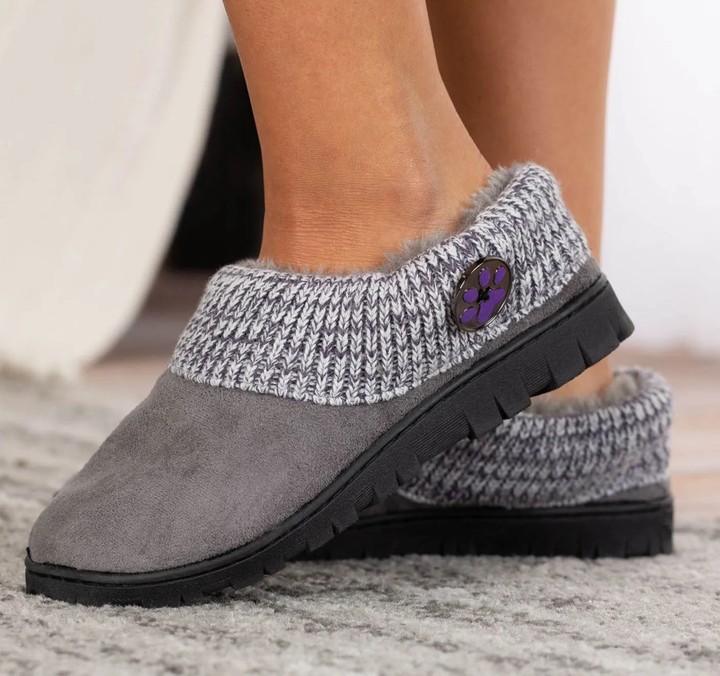 Purple Paw Comfy Clog Slipper Shoes