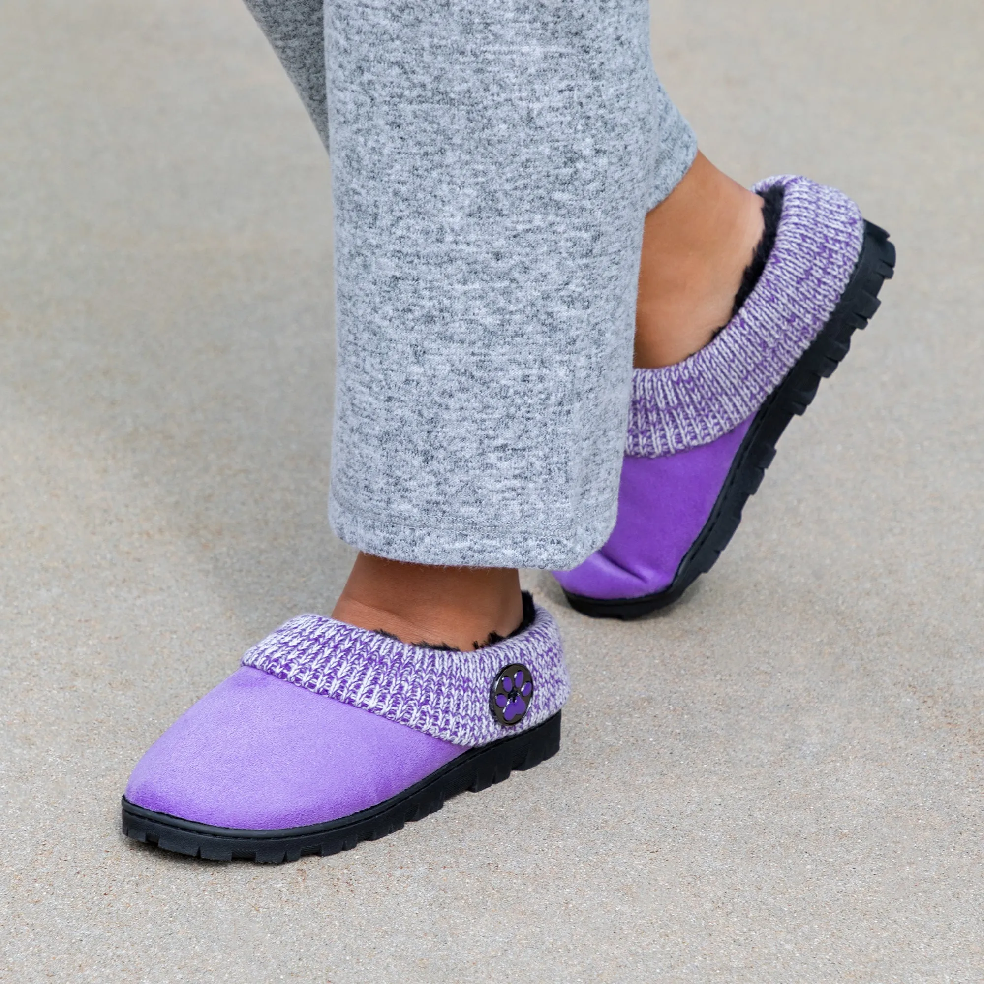 Purple Paw Comfy Clog Slipper Shoes
