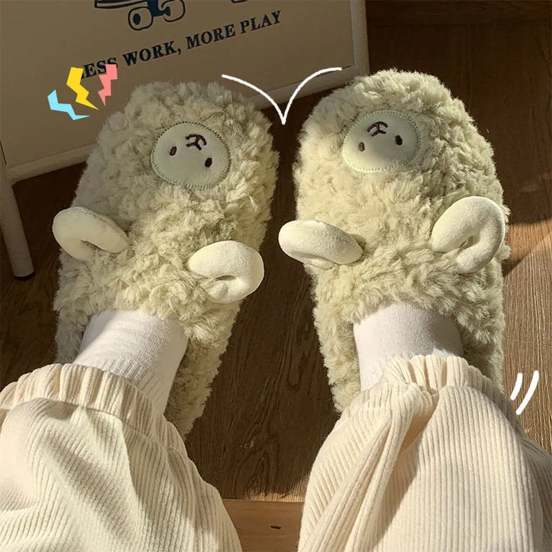 Sheep Slippers for Girls - Kawaii